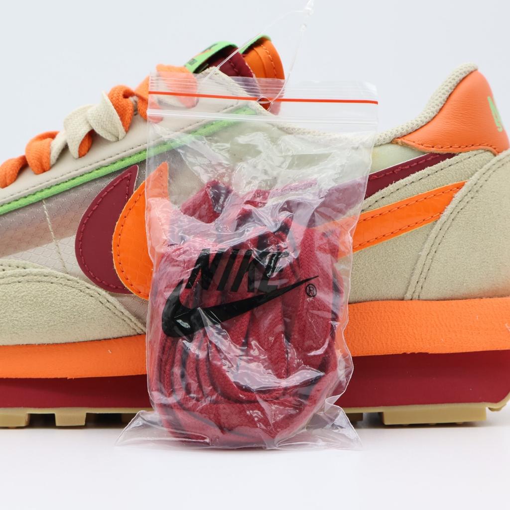 DH1347-100 CLOT Sacai Nike LD Waffle Оранжевый Блейз Глубокий Красный Зеленая Фасоль (Мужской)