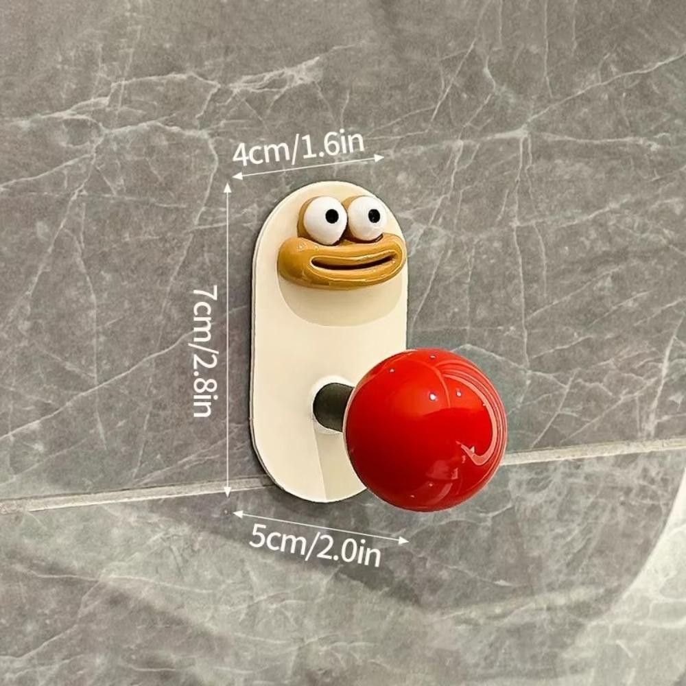 Wall Mount Dopamine Adhesive Hooks Heavy Duty Towel Hanger Colorful Bathroom Adhesive Wall Hook