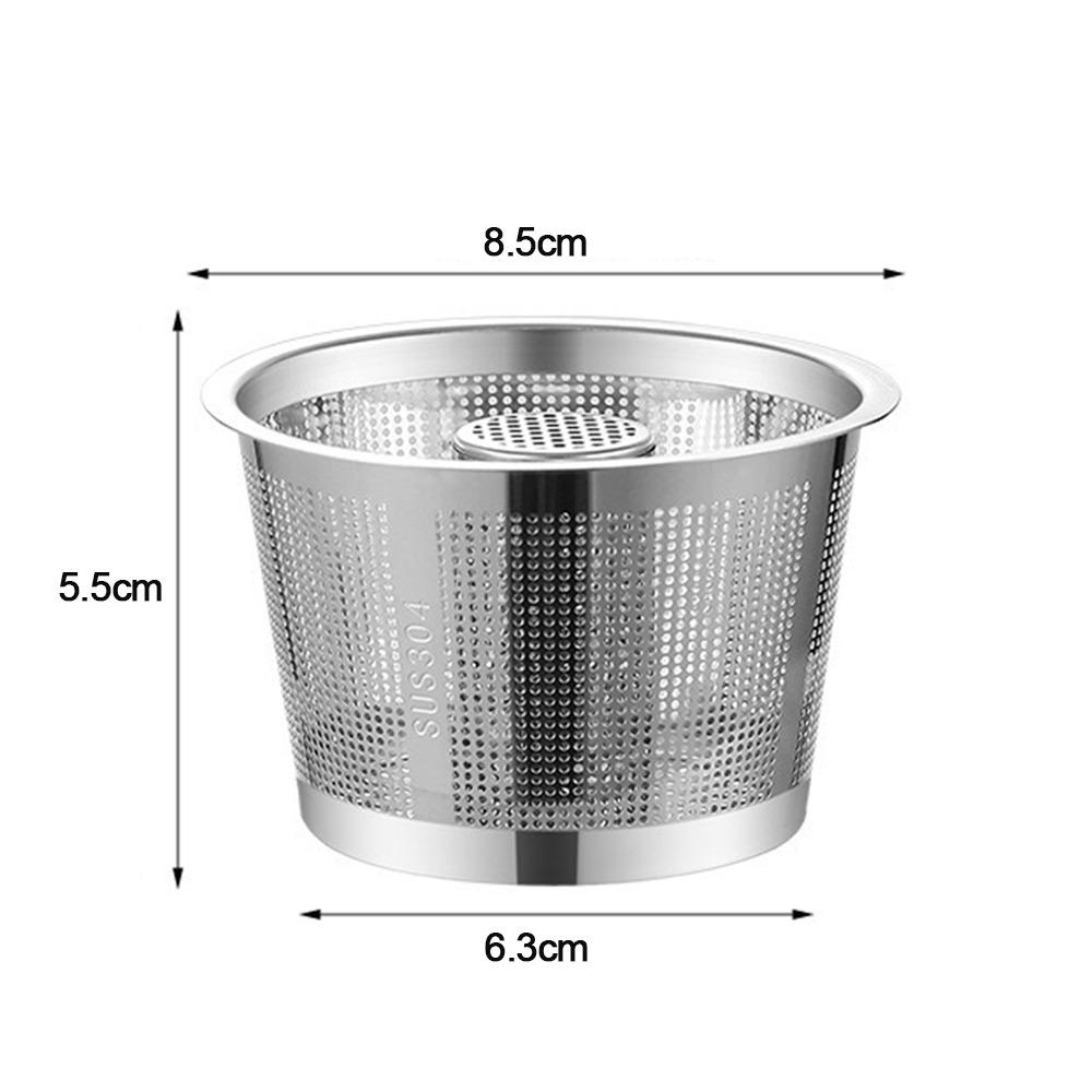 Stainless Steel Sink Strainer Round Shape Anti-blocking Drain Stopper Mesh Hair Catcher Floor Waste Filter Net