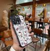 Черный гальванизированный чехол Sanrio для Apple 12PM, Полностью закрывающий дизайн