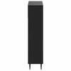 Shoe Cabinet ZWOLLE 78 x 24 x 103 cm Engineered Wood Black