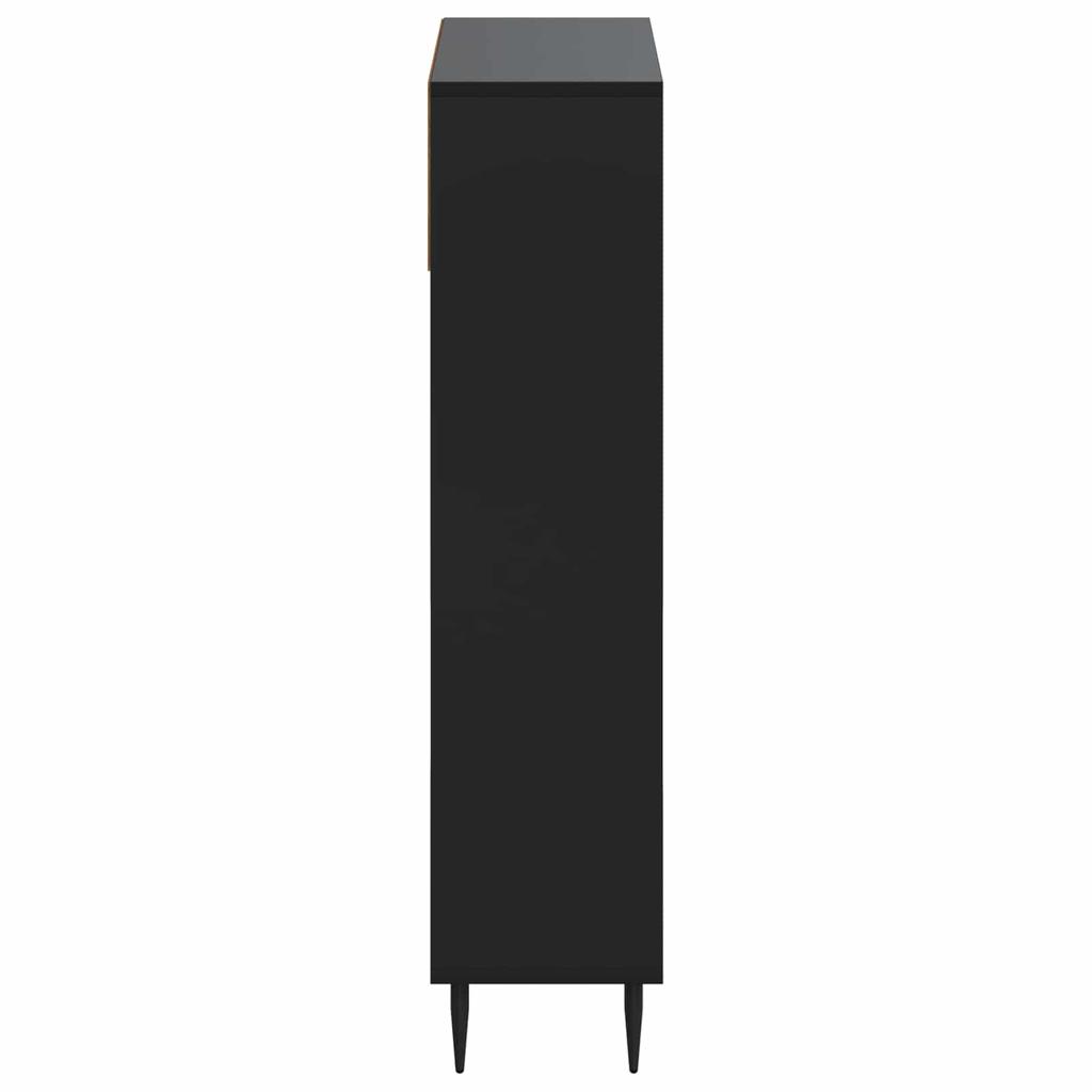 Shoe Cabinet ZWOLLE 78 x 24 x 103 cm Engineered Wood Black