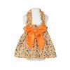 Soft Pet Summer Thin Skirt Breathable Pet Sweet Skirt Dog Floral Princess Dress  Birthday Party
