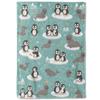 Penguin Blanket Soft Cute Penguins Flannel Fleece Throw Blanket Lightweight Fuzzy Plush Blanket for Couch Bed Sofa Home Decor