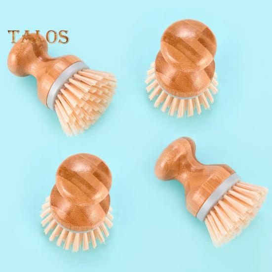 Деревянная щетка для посуды, многофункциональная новинка, бамбуковая ручка, прочная, хорошая прочность, щетка для мытья плиты для бара