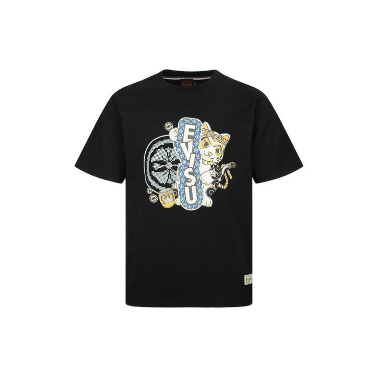 EVISU T-Shirts Unisex Crew Neck Moderate Straight Fit 2ESHTM3TS525XXCT