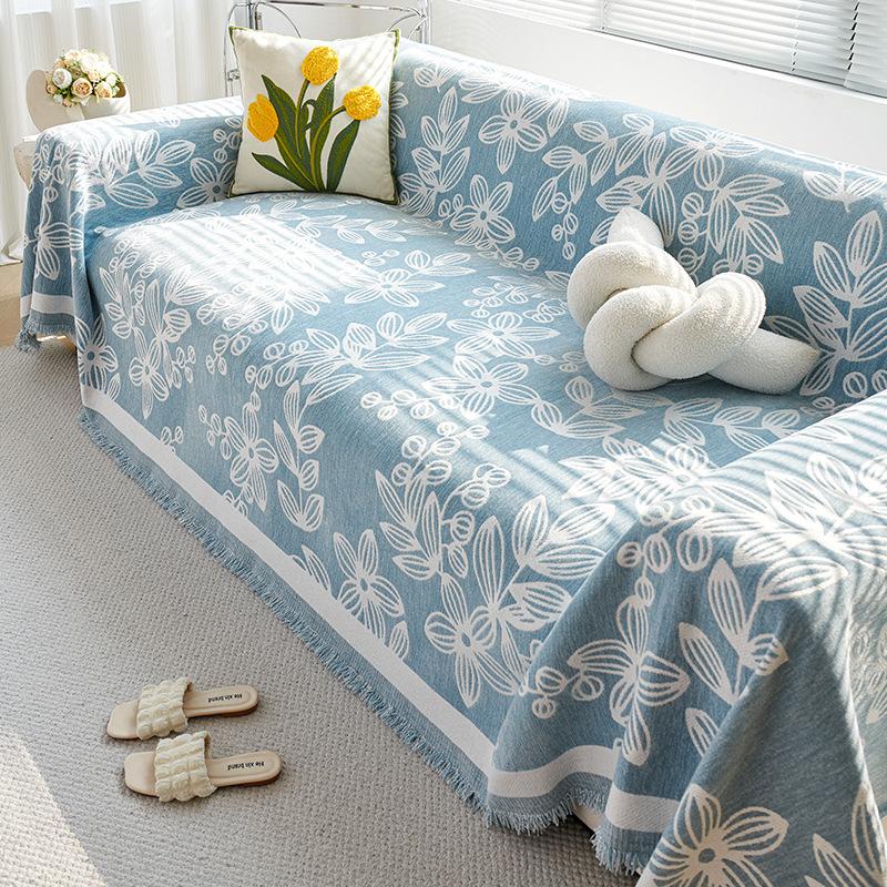Spring and Autumn Chenille Sofa Towel Four Seasons Universal All-Inclusive Sofa Cover Dust Cover One Piece Sofa Cover Cloth Cushion