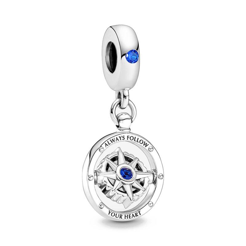 Серебро 925 пробы, Корабль, Башня из бусин, Самолет, Машина, Подвески, Браслет, Аксессуары для DIY, Изысканные украшения
