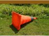 Retractable Reflective Road Cone with LED Light - Foldable & Portable Car Warning Sign