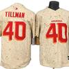 Embroidered Rugby Jersey Third Generation St. Louis Cardinals 40 Cream White Tillman Style