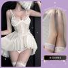 Sexy underwear, sexy lace embroidery mesh, perspective beauty back, suspenders, steel brackets gather nightgown, abstinence women