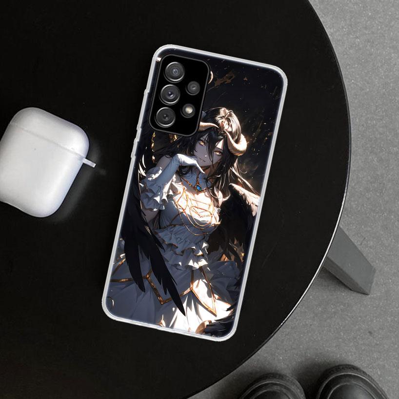 Чехол для телефона Albedo Overlord Anime для Samsung Galaxy A12 A22 A32 A52 A72 A02S A51 A50S A31 A20S A10S Note 20 Ultra 10 Plus