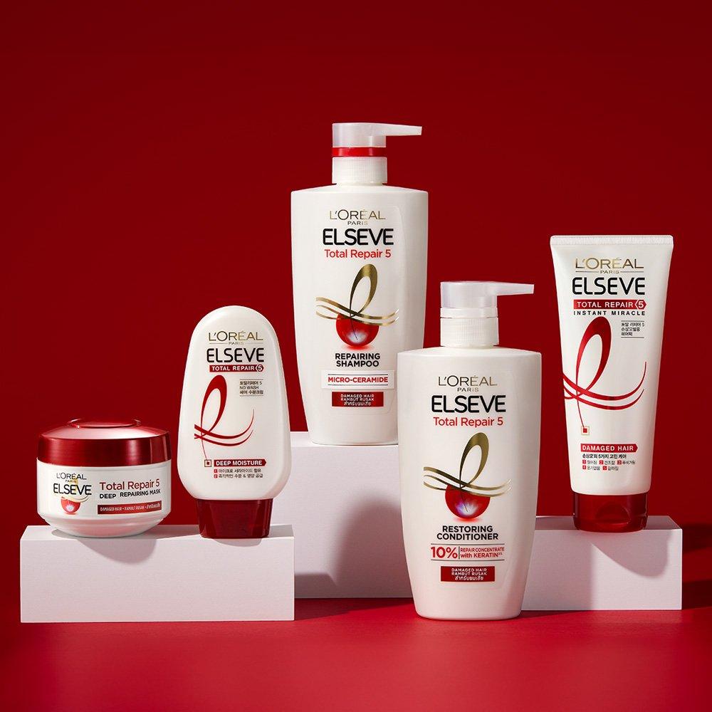 L'Oréal Paris Шампунь для восстановления TR5 410 мл x 2 + Кондиционер для восстановления TR5 x 1