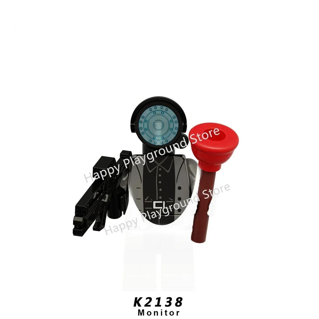 Скибиди Туалетный Человек Аниме Мультфильм Кубики Куклы Камерамен Спикермен ТВ Человек Мини Фигурки Действия Кубики Строительные Блоки