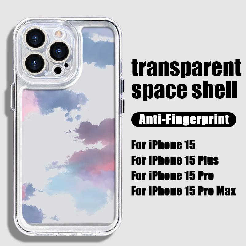 Прозрачный чехол с цветочным принтом для iPhone 16 15 14 11 Pro Max 13 12 Mini 15 14 Plus XR Xs Max 7 8, защита объектива, ударопрочный цветной силиконовый чехол