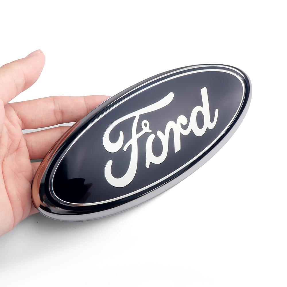 1Pcs Car Front Rear Badge Hood Bonnet Trunk Sticker For Ford 2 3 4 5 MK 2 6 7 Ranger Fiesta Kuga Mondeo Fusion Taurus Accessorie