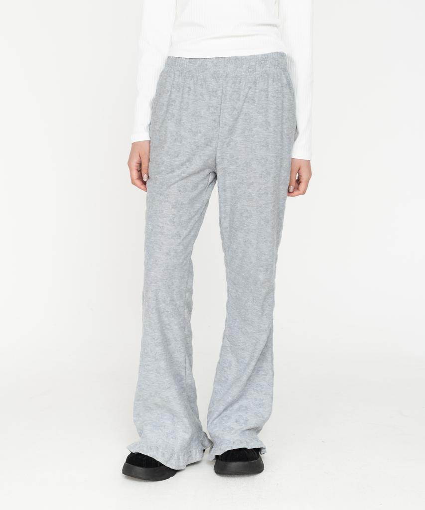 HIGH SCHOOL DISCO Flower Bootcut Frill Pants