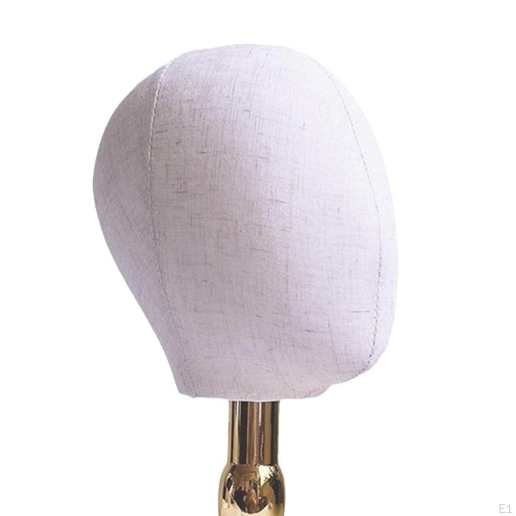 Manikin Head Wig Hat Display Stand Hats Holder for Kids Styling Drying Caps