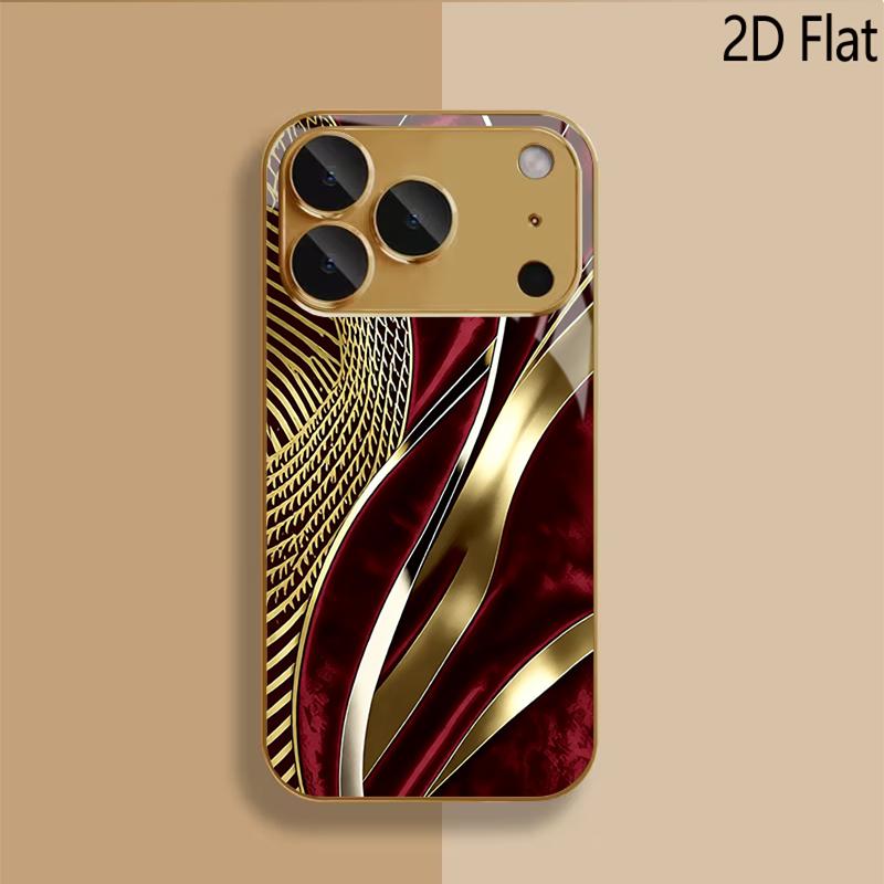 Дизайн чехла для iPhone 16 17 Pro Max 15 14 13 12 11 ProMax с закаленным стеклом с узором «Золотой билет», защитная крышка для камеры, противоударный H