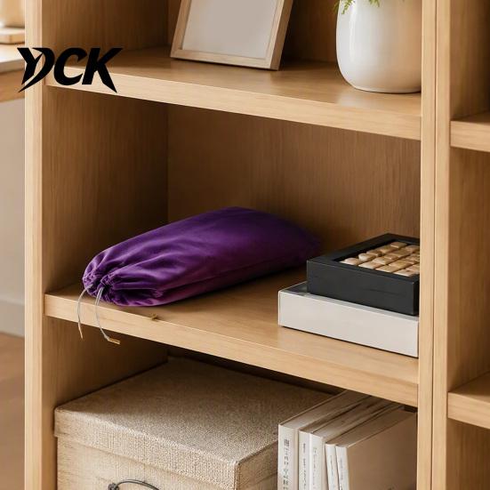Travel Friendly Mahjong Pusher Bag Rack And Storage Bag, Soft Suede Drawstring Premium Pouch, Compact Protective Sleeve for Standard Accessories