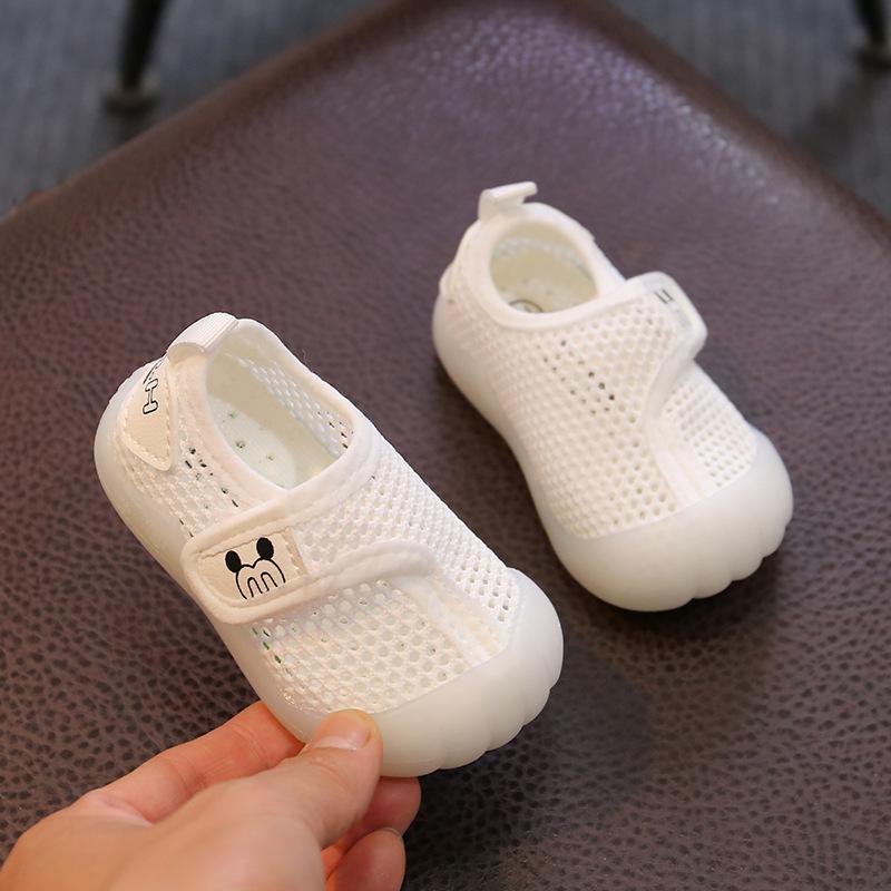 Tênis Baby Shoes Boys/Girls Toddler Shoes 2024 Summer New Boy Breathable Mesh Sports Shoes Girls Soft Sole Mesh Shoes Kids Shoes