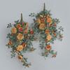 Artificial Hanging Flower Fake Hanging Rose Flower for Wall Home Room Garden
