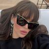 Fashion Cat Eye Sunglasses Women Men 2023 Vintage Luxury Brand Designer Cat-Eye Eyewear Ladies Shades UV400 Trending Sun Glasses