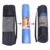 Yoga Mat Carrier Mesh Bag Nylon Yoga Mat Storage Bag Backpack Waterproof Fitness Center Black