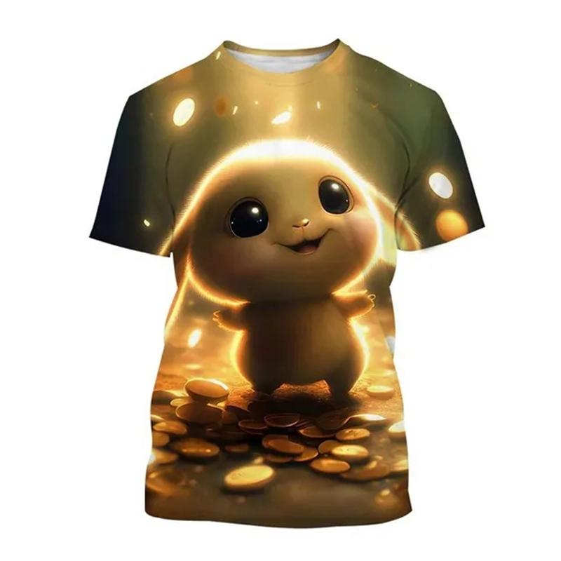 Летние милые мультяшные кролики 3D принт футболки женская уличная одежда повседневная мода Y2k футболка с коротким рукавом футболки с круглым вырезом топы одежда