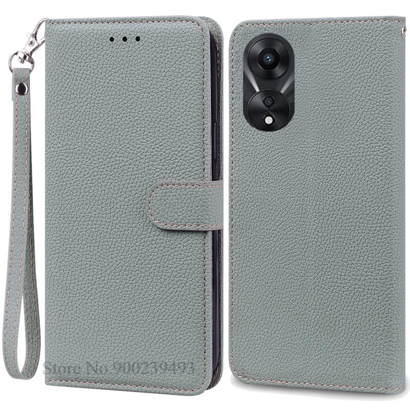 For OPPO A78 5G Case Soft Silicone Leather Wallet Case For OPPO A58 5G A 78 Phone Case For OPPO A78 5G Cover Coque Fundas Etui