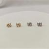 925 Sterling Silver Leaf Earcuff Clips On Earrings For Women Sweet Cute Student Jewelry