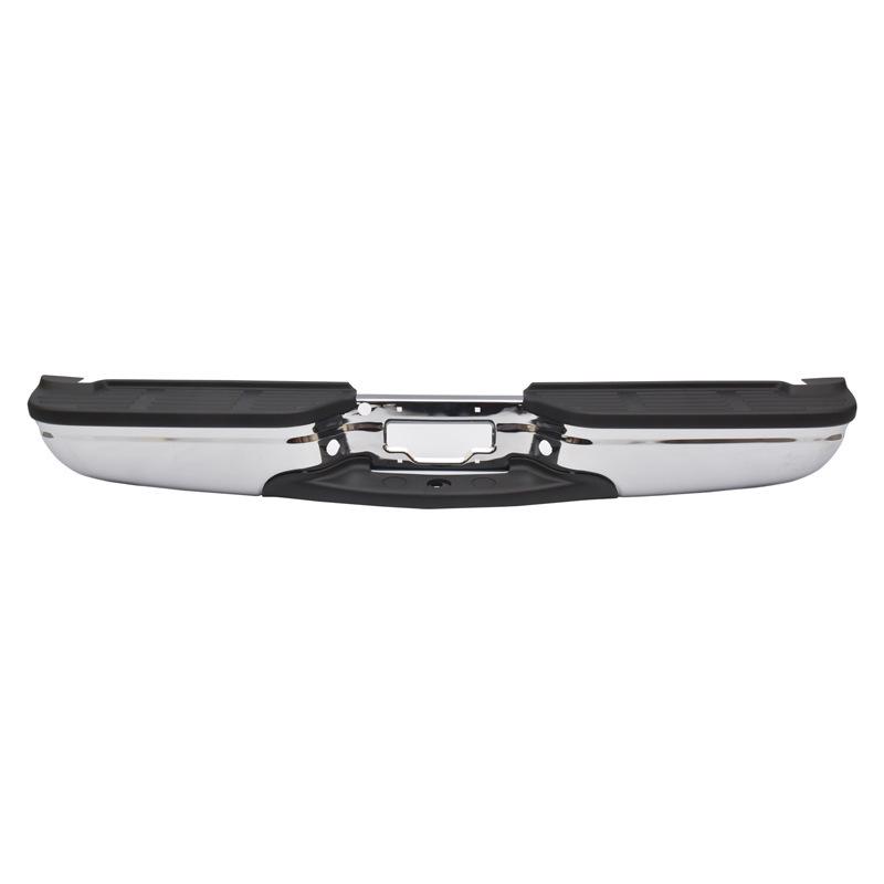 Chrome-Plated Rear Bumper for 2001-2007 Ford F-250 (No Radar Holes)