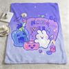 character mmongmongg Throw Warm Soft Flannel Blanket Multiuse for Sofa Bed Camping Travel Nap