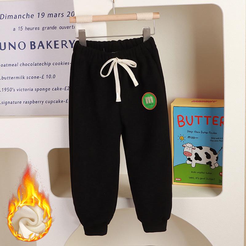 Детские ребристые полосатые брюки - осенне-зимние вельветовые брюки с длинными штанинами для мальчиков и девочек