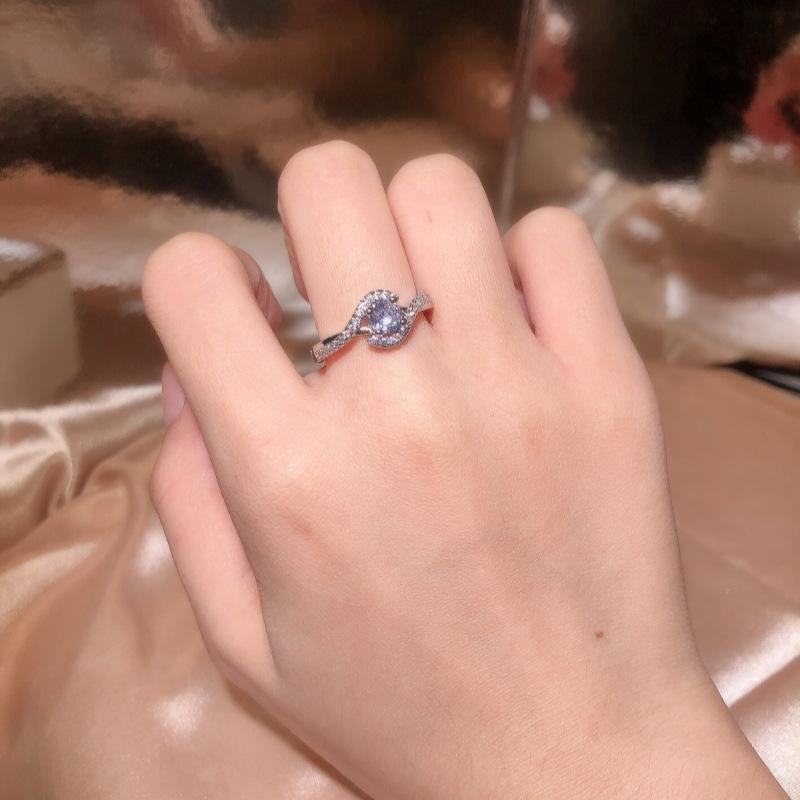 Европейская и американская мода тренд кольцо циркон кольцо женские украшения для рук ниша