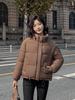 Stand-up Collar Down Cotton Clothes Women's Short Models Small Winter New Thickened Loose Bread Clothes Jacket