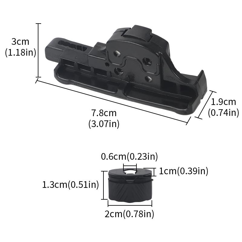 Car Sunroof Bracket Slider Buckle Rail Clip Repair Ki For Jeep Renegade 2015-2021 Auto Sunroof Frame Bracket 77368445 77368446