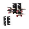Stylish and Durable Acrylic Skateboard Wall Mount Display Stand Holder Set of 3 Layer Acrylic Skateboard Racks Shelves