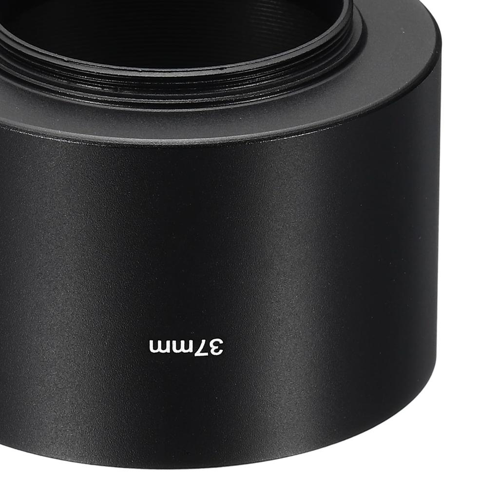 Бленда объектива PATIKIL 37 мм для объектива камеры с длинным фокусом, матовая внутренняя бленда, черная с салфеткой для протирки, антибликовая