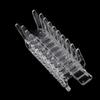 10pcs Rock Geodes Specimen Small Collectibles Mineral Stand Easel Display Holder Supporting Base
