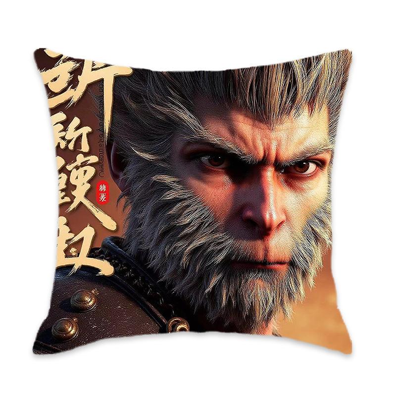 Подушки из серии New Black Myth Wukong Удобные и мягкие подушки для автомобиля, дома, спальни, прикроватные подушки, подушки