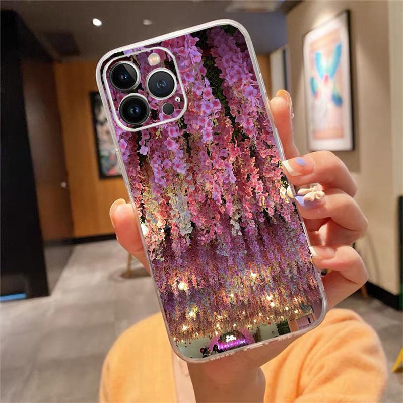 Flowers Garden Phone Case For Iphone 15 14 Pro Max 13 12 11 Pro Max XSMax XR 12 13 Mini 14 Plus