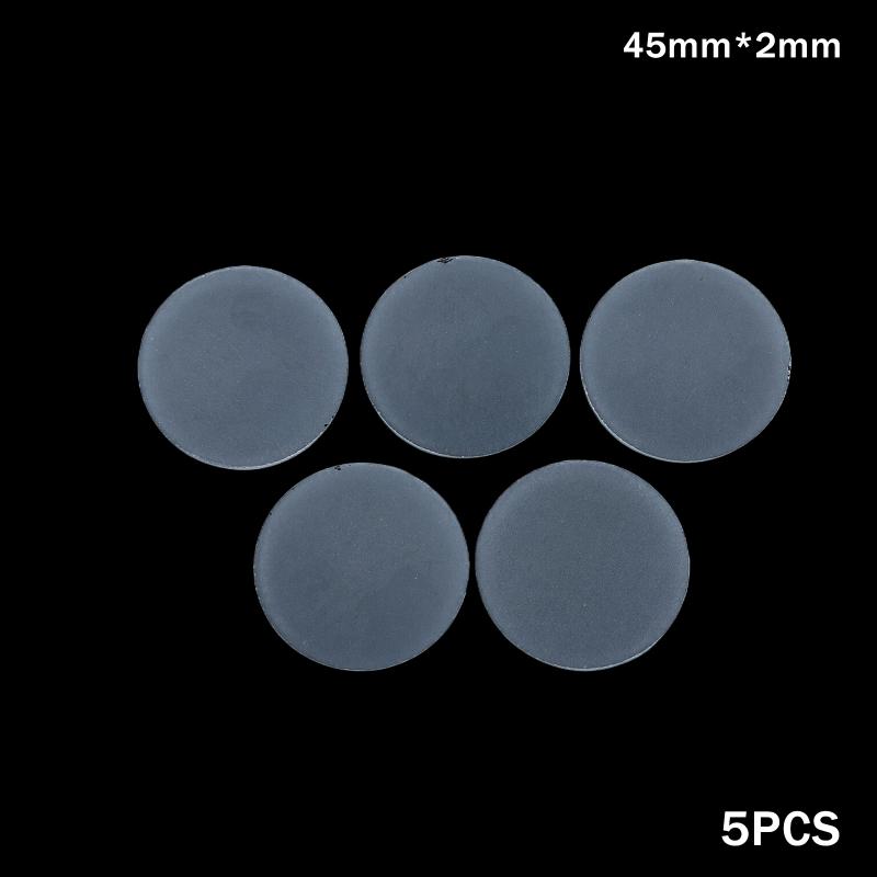 5 шт. Матовое Стекло Круглый Плоский Полупрозрачный Матовый Стеклянный Абажур Для Светодиодной Лампы Потолочного Света Фонарик