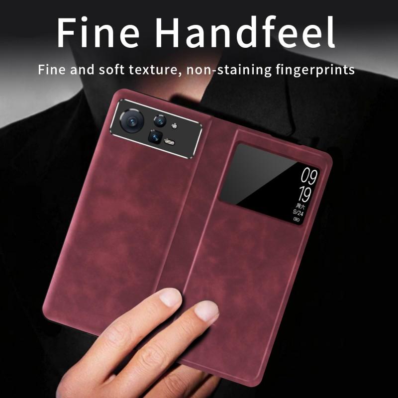 Premium Leather Case Mix Fold 2 Full Coverage Shockproof Folio With Stand Magnetic Anti-Fingerprint Finish