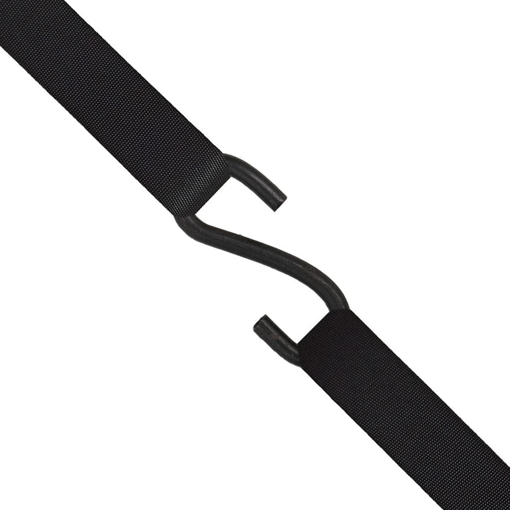 Black Soft Loop Tie Down Straps (6 Pack) 4500Lbs Breaking Strength and 1500Lbs Load Capacity, 12 * 1in Heavy Duty Tie Down Loops for Securing ATV UTV