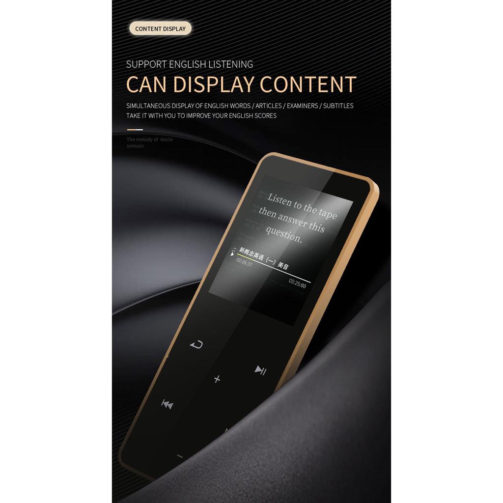 MP3-плеер с поддержкой Bluetooth, Портативный цифровой музыкальный плеер с FM-радио