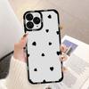 Чехол для телефона с цветами ромашки для iPhone 11, чехол для iPhone 13, 14, 12, 15 Pro Max Mini 7, 8 Plus XS XR X SE, цветной чехол с сердечком любви, чехол