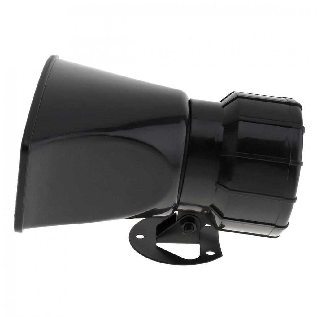 1Pcss 12V 100W 7 Sounds Loud Car Warning Alarm Police Fire Siren Horn Speaker with Remote Controller