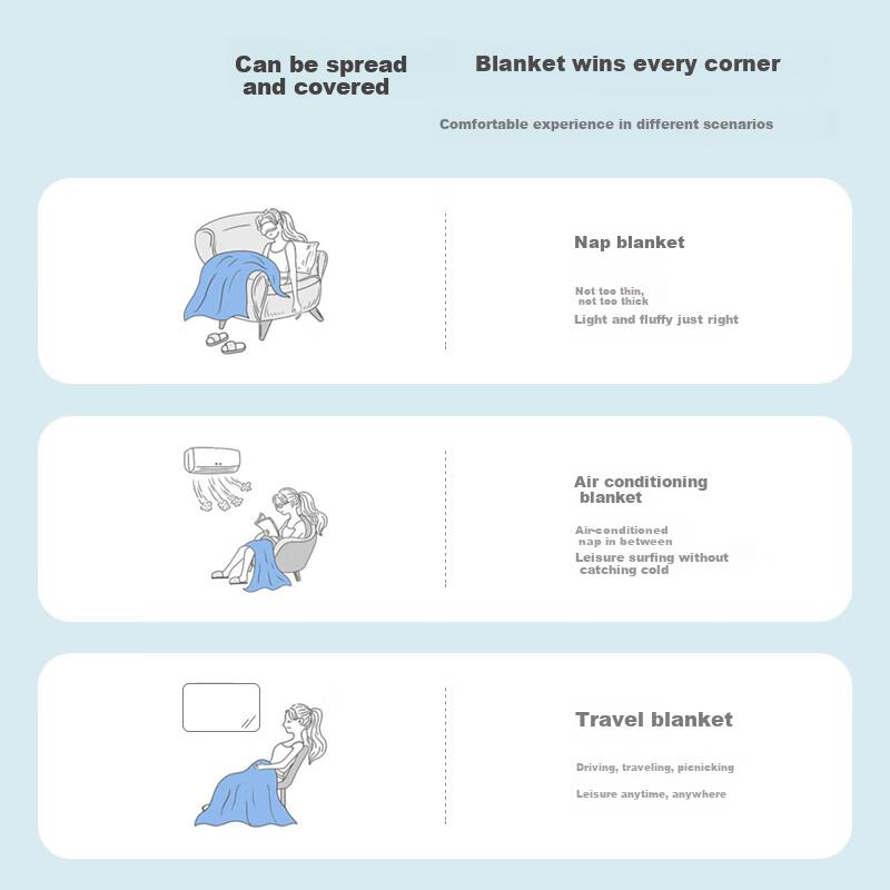 Pure Cotton Towel Blanket Three-layer Gauze Summer Cool Blanket All Cotton Thickened Air-conditioning Blanket Nap Blanket Shawl 120×150cm