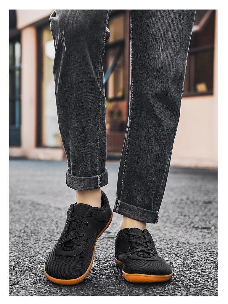 Новые походные ботинки с широким носком, из Fly-Knit, для босоногой ходьбы, больших размеров